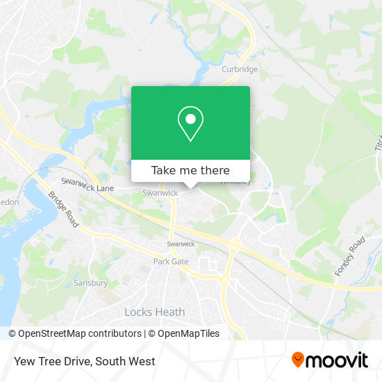 Yew Tree Drive map