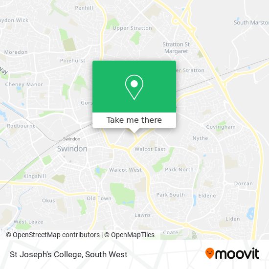 St Joseph's College map