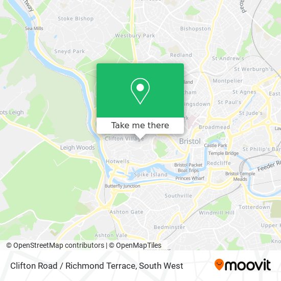 Clifton Road / Richmond Terrace map
