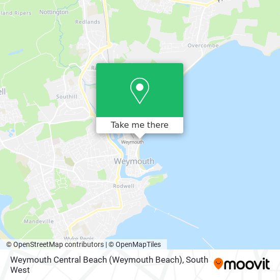 Weymouth Central Beach (Weymouth Beach) map