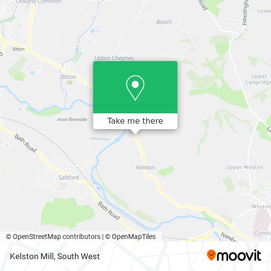 Kelston Mill map