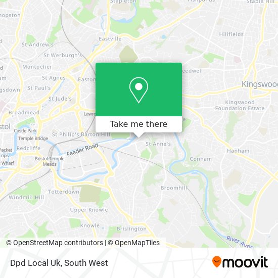Dpd Local Uk map