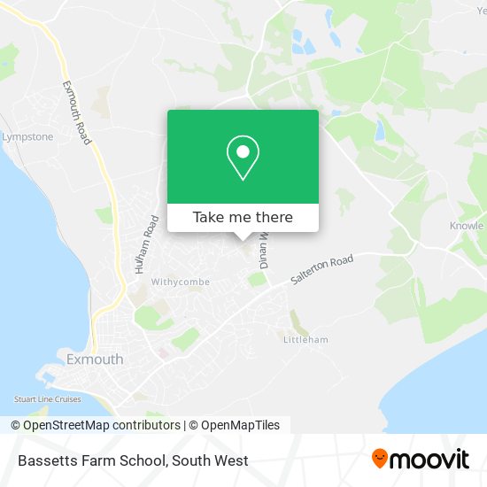 Bassetts Farm School map