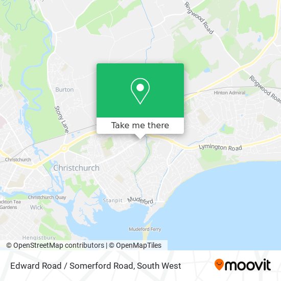 Edward Road / Somerford Road map