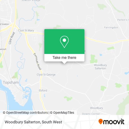 Woodbury Salterton map