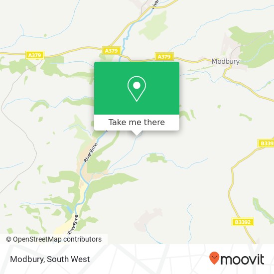 Modbury map