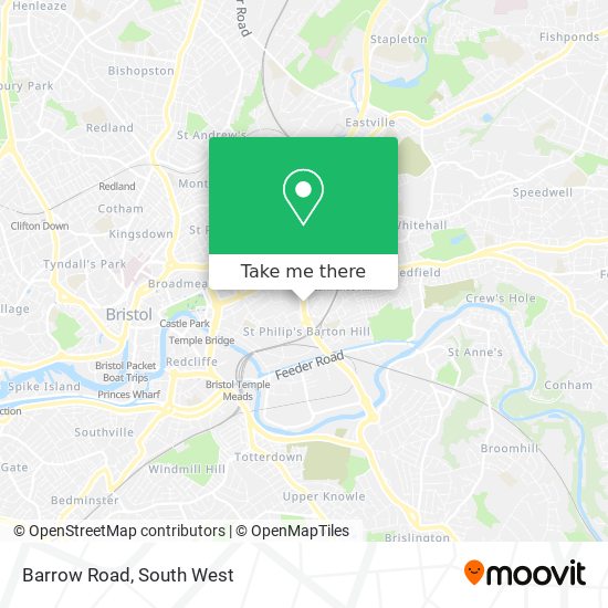 Barrow Road map