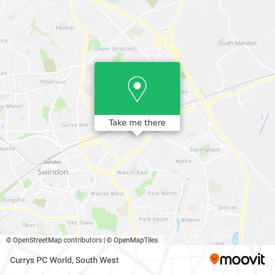 Currys PC World map