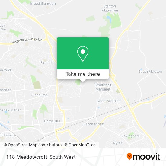 118 Meadowcroft map