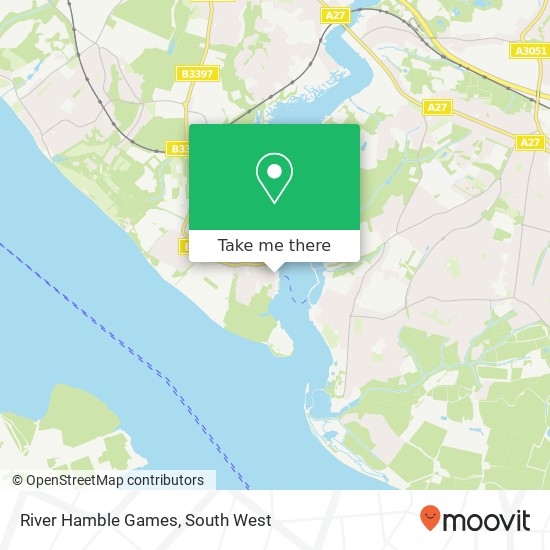 River Hamble Games map