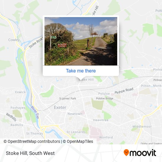 Stoke Hill map