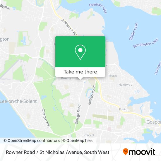 Rowner Road / St Nicholas Avenue map