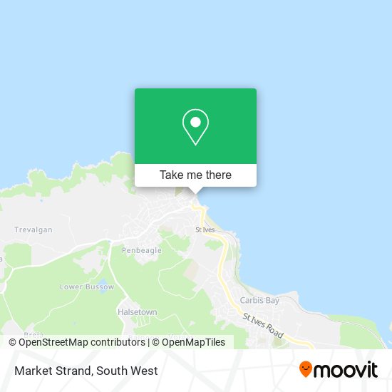 Market Strand map