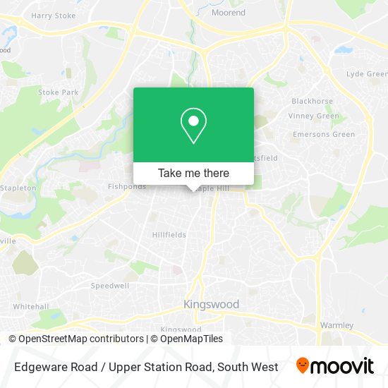 Edgeware Road / Upper Station Road map