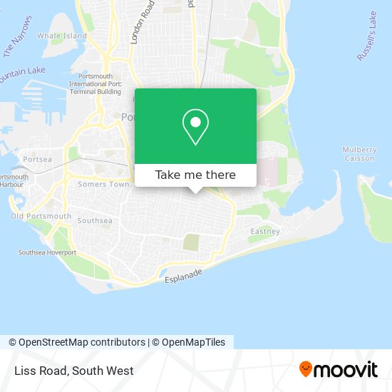 Liss Road map