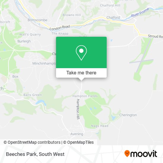 Beeches Park map