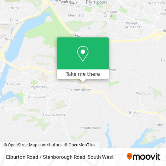 Elburton Road / Stanborough Road map