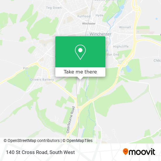 140 St Cross Road map