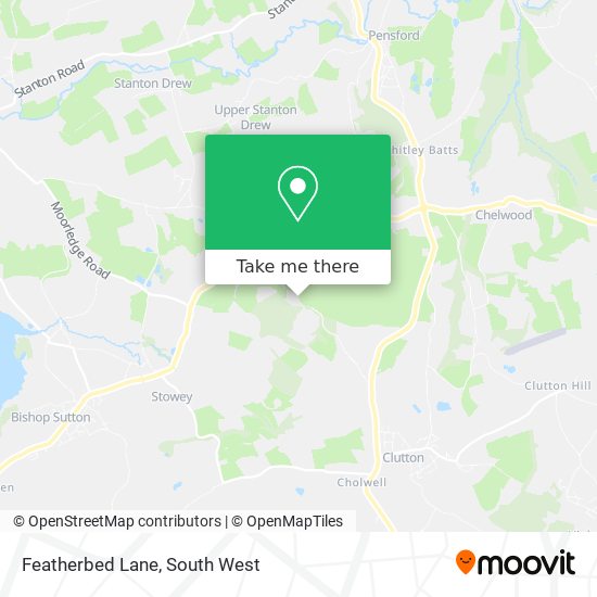 Featherbed Lane map
