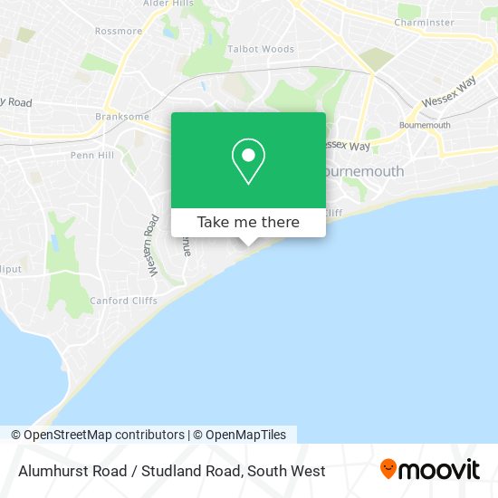 Alumhurst Road / Studland Road map