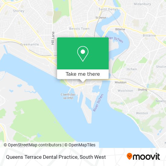 Queens Terrace Dental Practice map