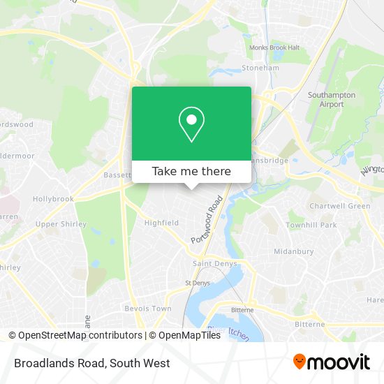 Broadlands Road map