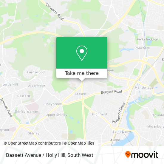 Bassett Avenue / Holly Hill map