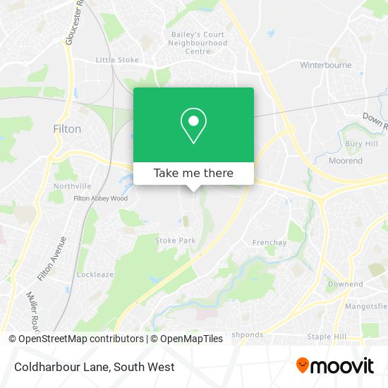 Coldharbour Lane map