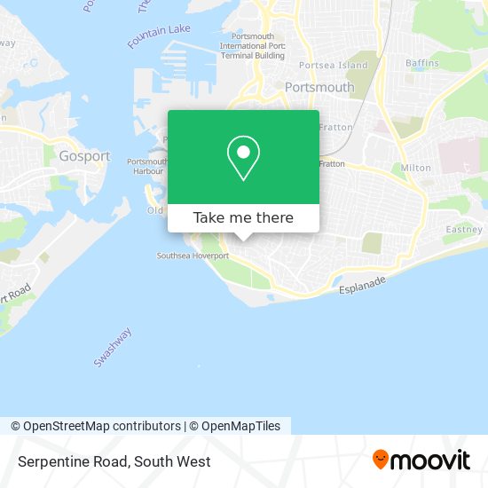 Serpentine Road map