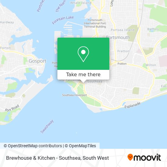 Brewhouse & Kitchen - Southsea map