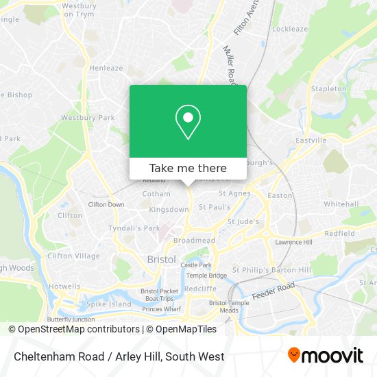 Cheltenham Road / Arley Hill map