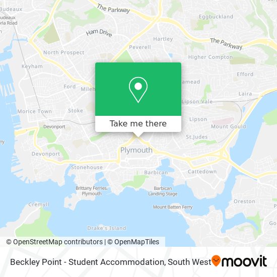 Beckley Point - Student Accommodation map