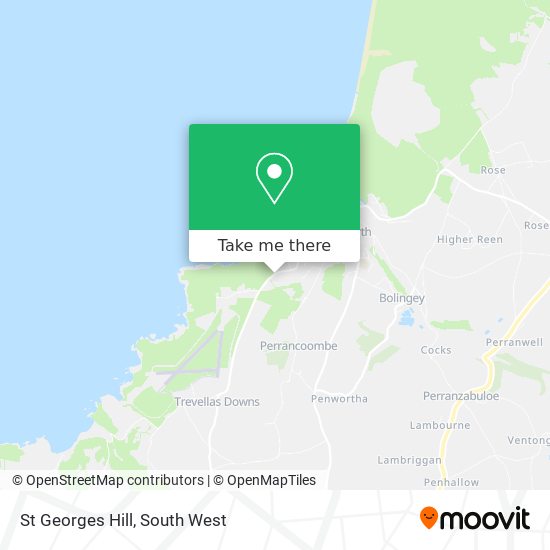 St Georges Hill map