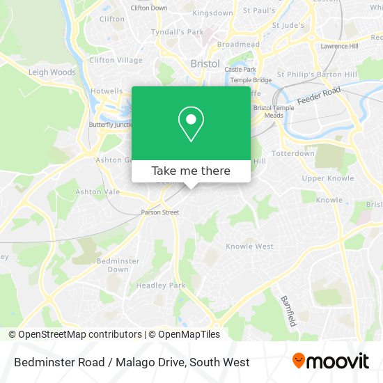 Bedminster Road / Malago Drive map