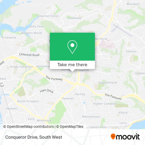 Conqueror Drive map
