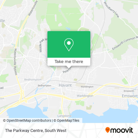The Parkway Centre map