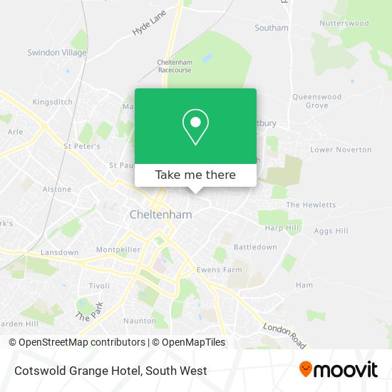 Cotswold Grange Hotel map
