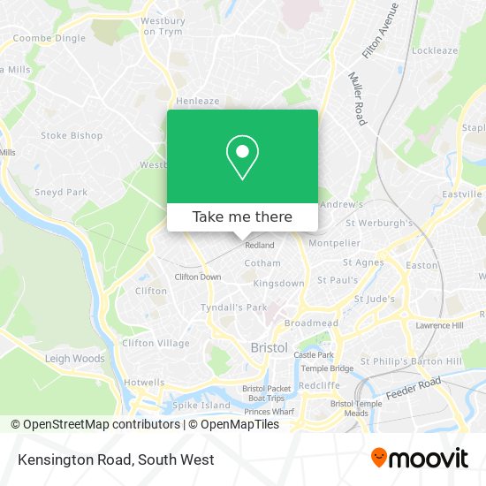 Kensington Road map