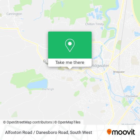 Alfoxton Road / Danesboro Road map