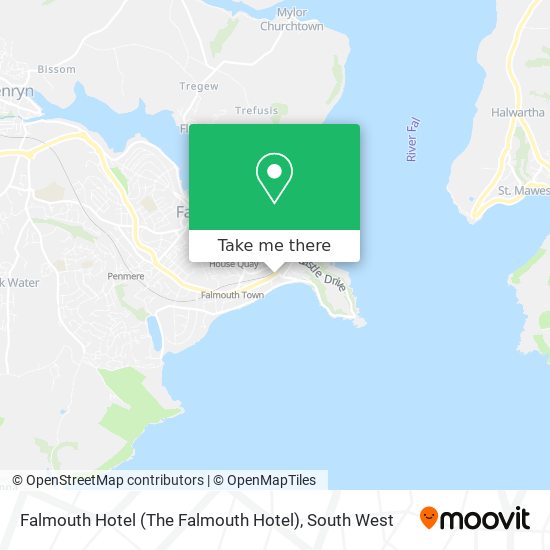 Falmouth Hotel (The Falmouth Hotel) map
