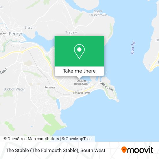 The Stable (The Falmouth Stable) map
