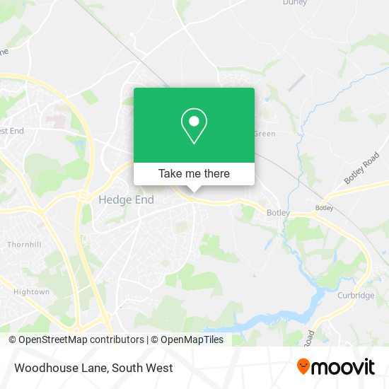 Woodhouse Lane map