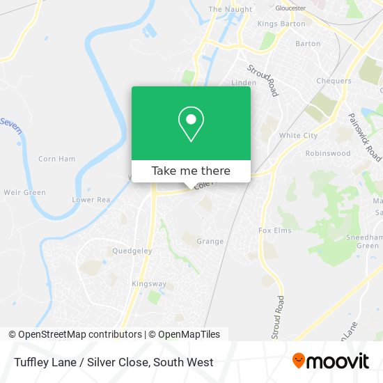 Tuffley Lane / Silver Close map