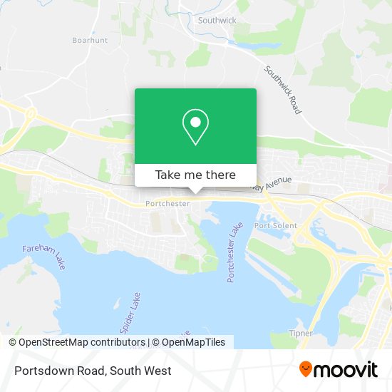 Portsdown Road map