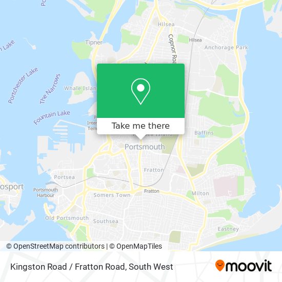 Kingston Road / Fratton Road map