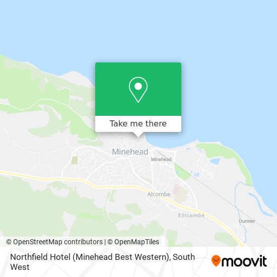 Northfield Hotel (Minehead Best Western) map