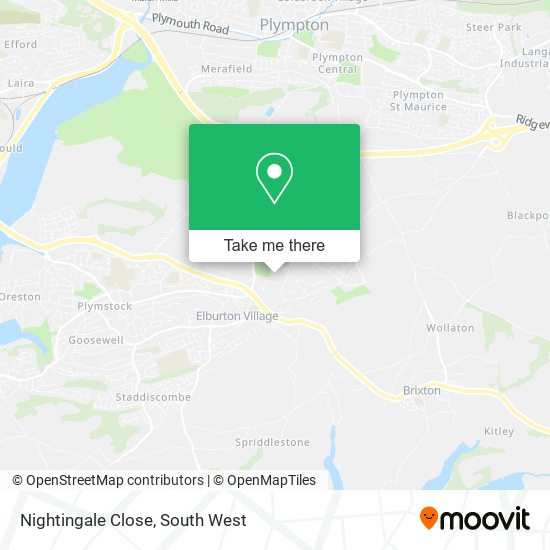 Nightingale Close map