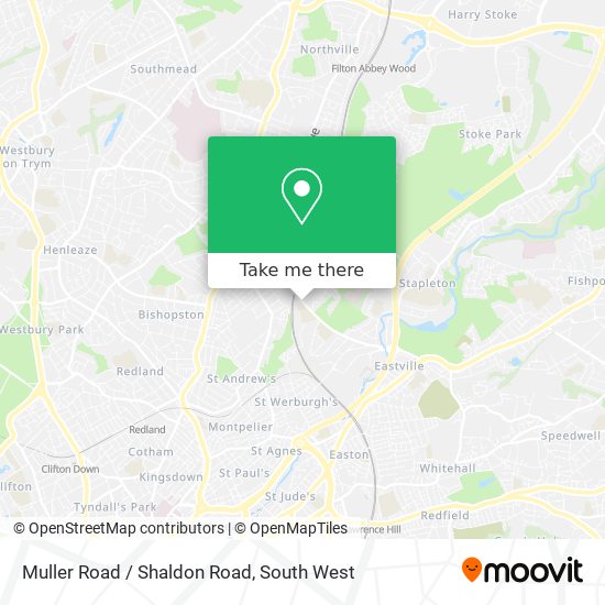 Muller Road / Shaldon Road map