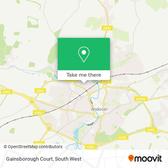 Gainsborough Court map