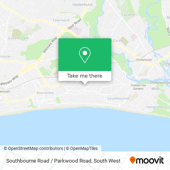 Southbourne Road / Parkwood Road map